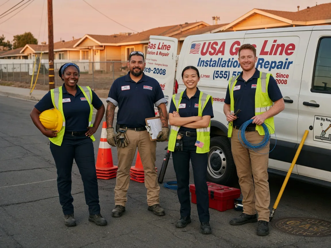 Gas Line Installation company in Hope, MN